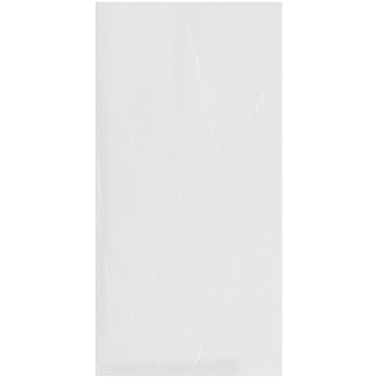 Plymor 12" x 24", 4 Mil Flat Open Clear Plastic Poly Bags